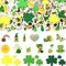 660PCS St. Patrick’s Day Foam Stickers – Assorted Shamrock Adhesive Decals for Party Decor